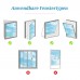 Landrip Air Con Window Seal Kit, Air Con Window Kit, Adhesive Fastener, Portable Air Conditioner Window Kit for Mobile Air Conditioner Unit, Tumble Dryer 300x50cm