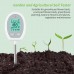 Landrip Soil Moisture Meter Record Saving，5-in-1 Soil Meter for Temperature, Soil PH, Moisture, Nutr,Sunlight for Care Flower Potted Plants Garden Farm Lawn